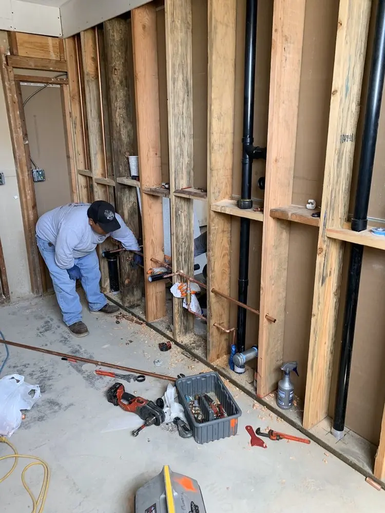 Commercial rough-in plumbing for Gas Line Repair in Poplar Ridge